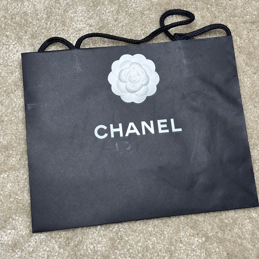 Small Chanel shopping bag.
